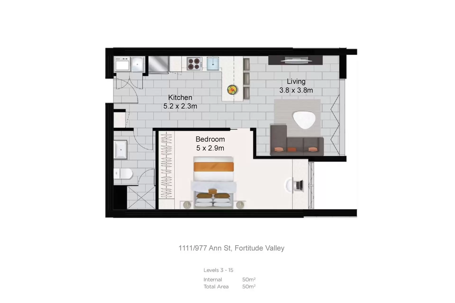 1111/977 Ann Street, Fortitude Valley Sold by Aurora Property - image 1