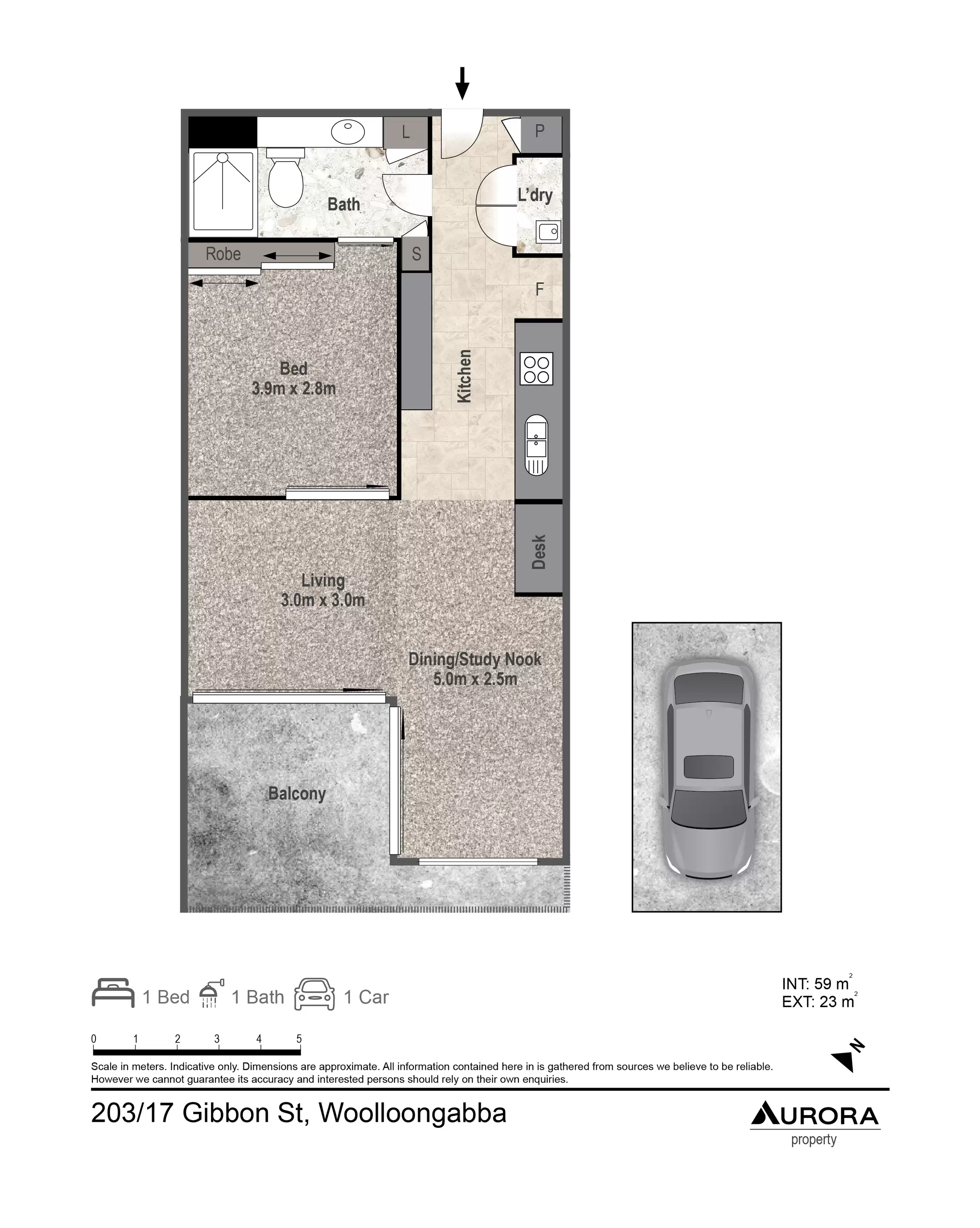 203/17 Gibbon Street, Woolloongabba Sold by Aurora Property - image 17